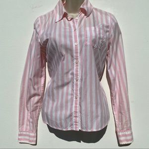 Tommy Hilfiger Pink/White Striped Shirt A185